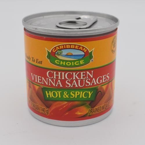 Caribbean Choice Hot & Spicy Vienna Sausage 4oz