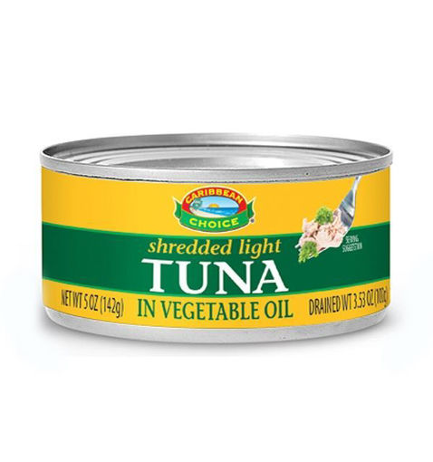 Caribbean Choice Tuna In Vegetable Shredded Oil 142g