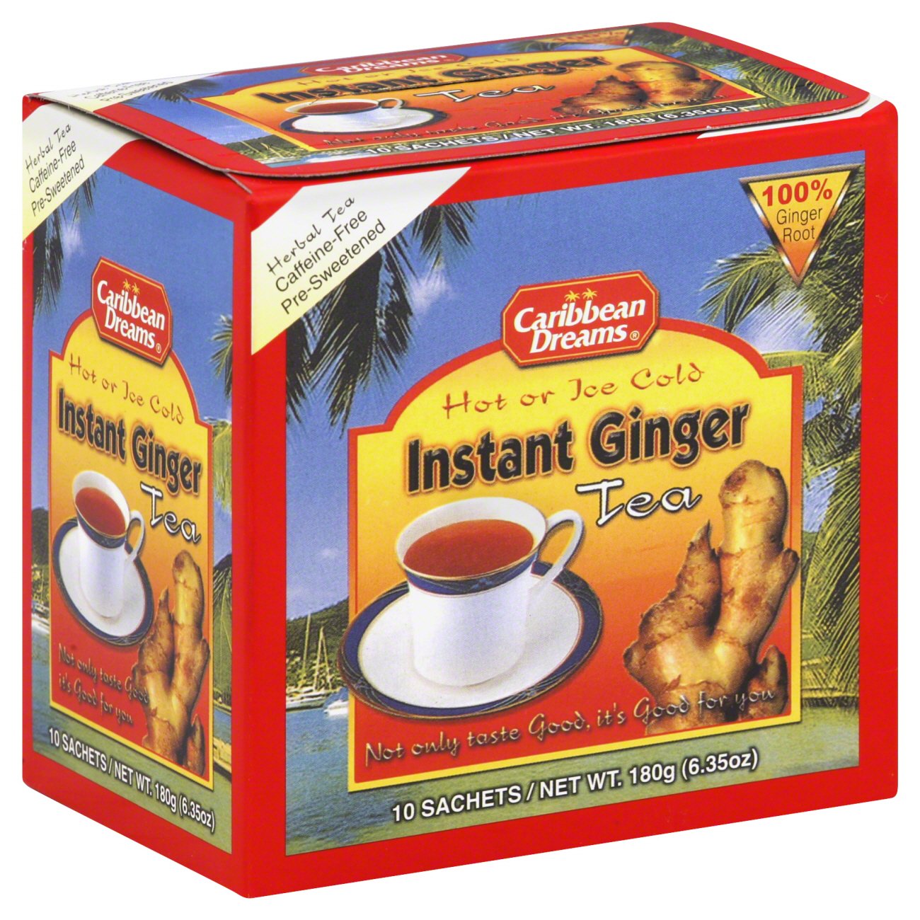 Caribbean Dreams Instant Ginger Tea Bag 10s