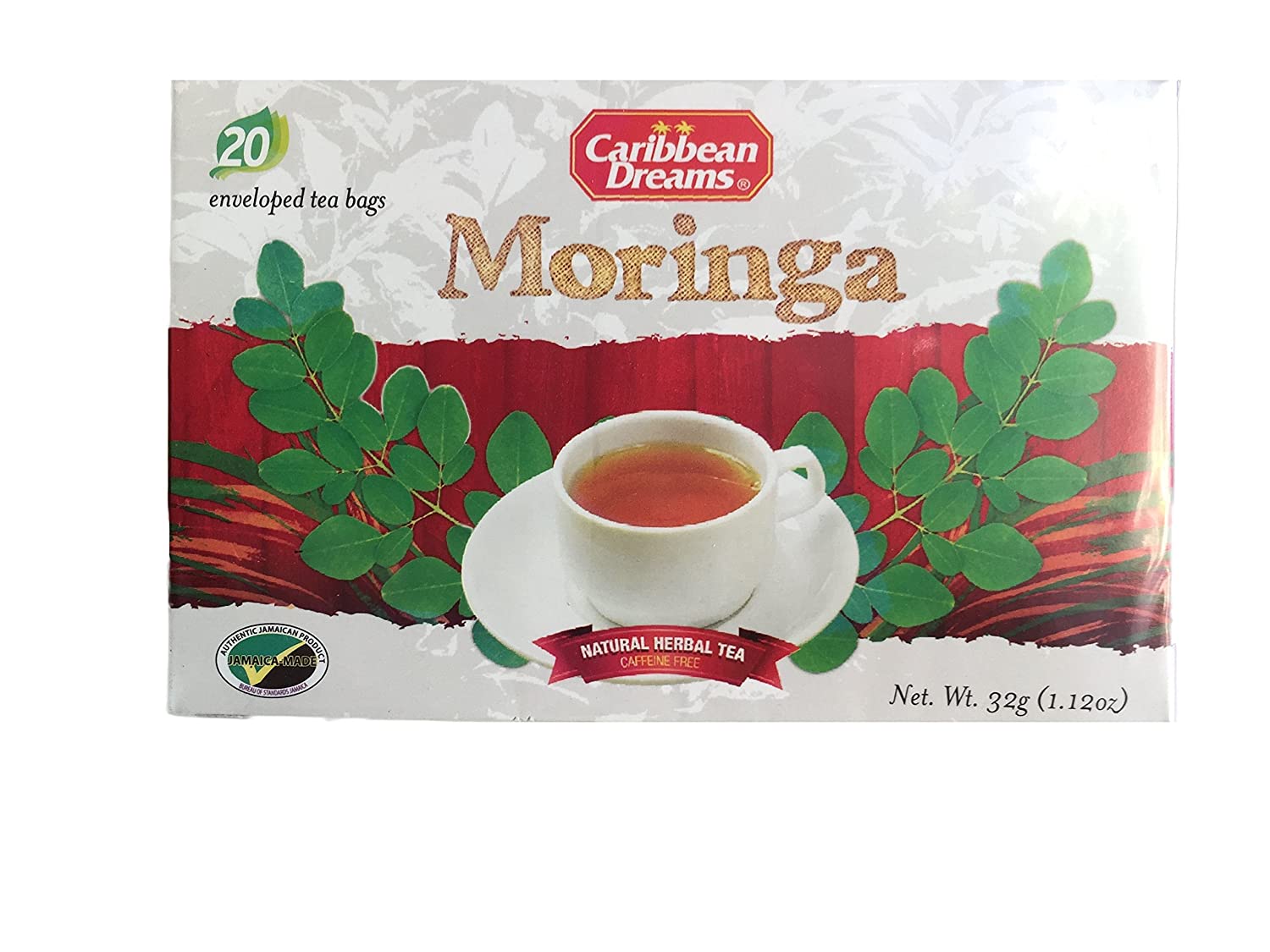 Caribbean Dreams Moringa Tea Bag 20s