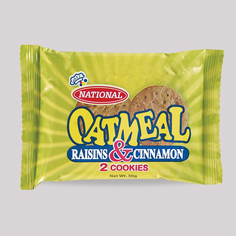National Oatmeal Raisin & Cinnamon Cookies